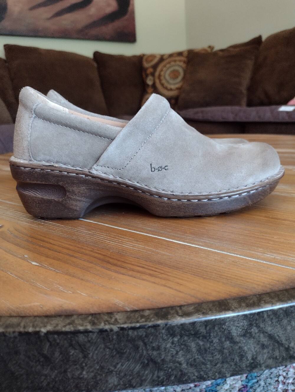 b-o-c Peggy Slip On Wedge Size 8.5